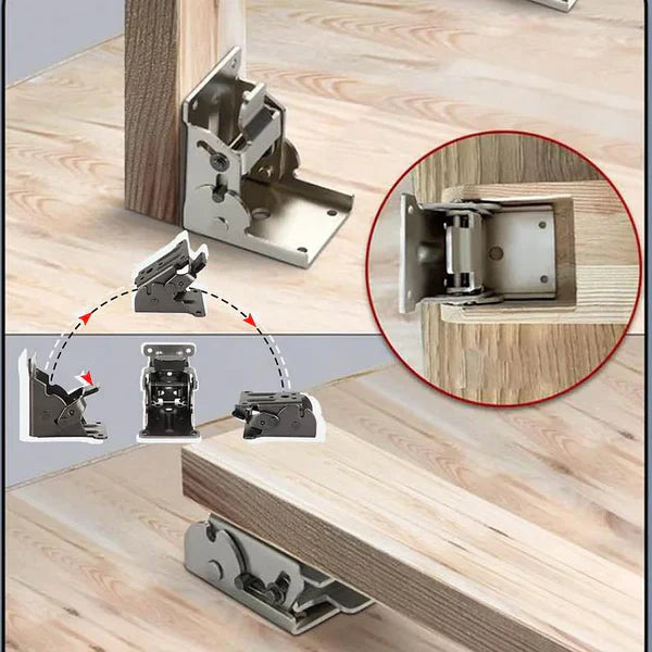 🔥Hot Sales now 49% OFF🔥🎉90° Self-locking Hinge: Anti-corrosion, Invisible Design