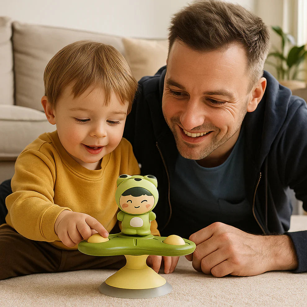 Montessori Suction Cup Spinner – Rotating Educational Toy Main image
