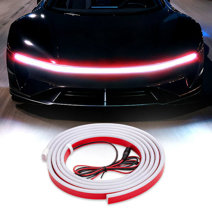 🔥【Dynamic Scan HoodBeam Kit】- 50% OFF! Light up your hood with hypnotic smooth scanning effects! ✨🚗