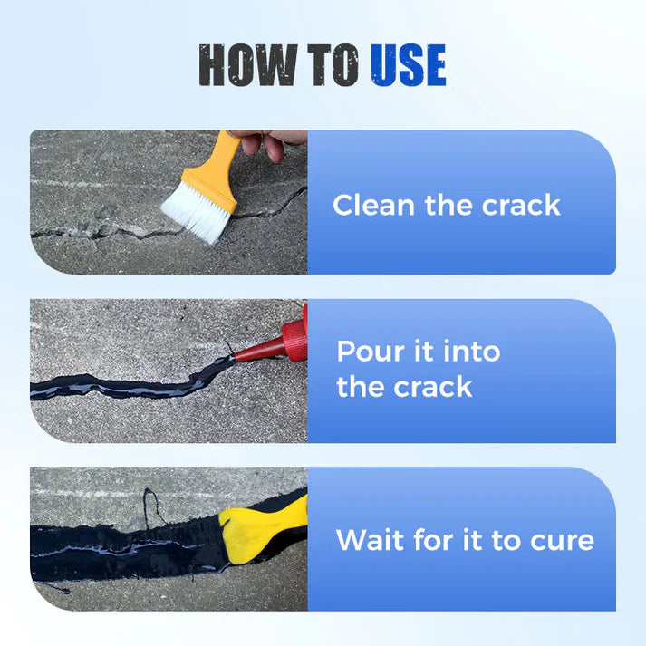 🔥New Upgrade🔥Heavy-Duty Concrete Crack Repair Adhesive (Buy 1 get 1 Free)