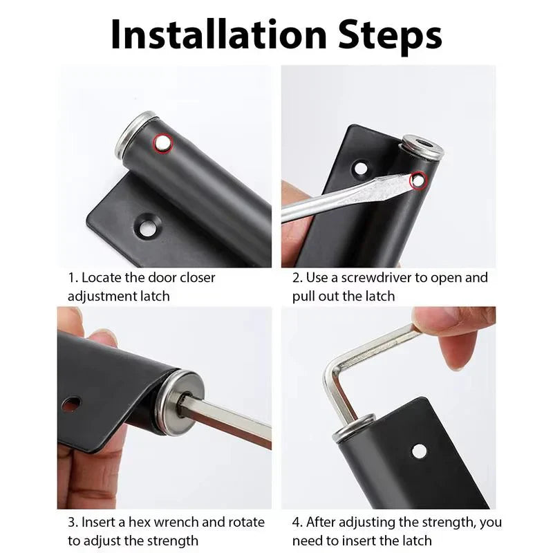 Heavy-Duty Automatic Door Closer