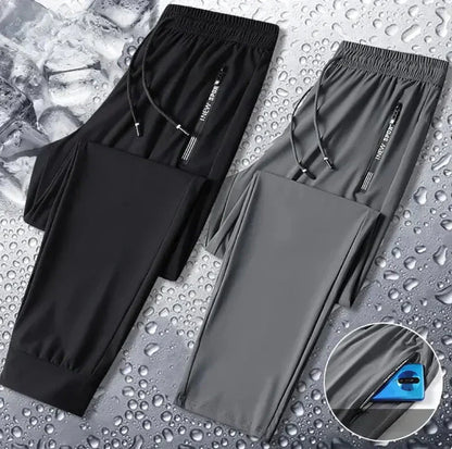 SportFlex™ - Combo of 2 Men's Sports Regular Fit Lycra Track Pants