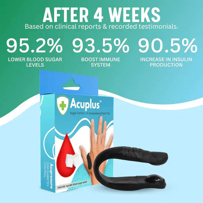 Acuplus+ Sugar Control Acupressure Point Clip - Buy 1 Get 1 FREE ( HomepicksOfficial )🔥