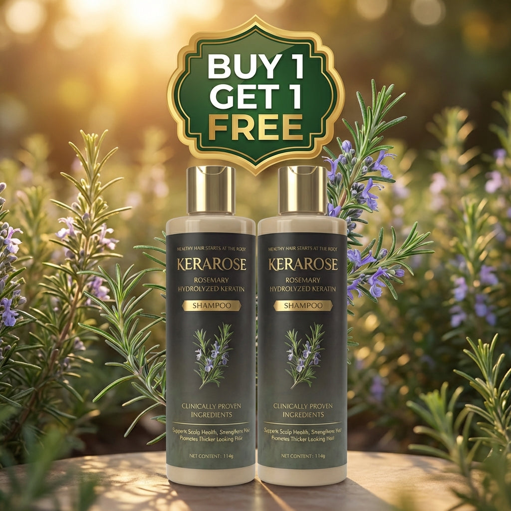 Kerarose Rosemary Shampoo For Hair Growth (Buy 1 Get 1 Free 🔥🔥)