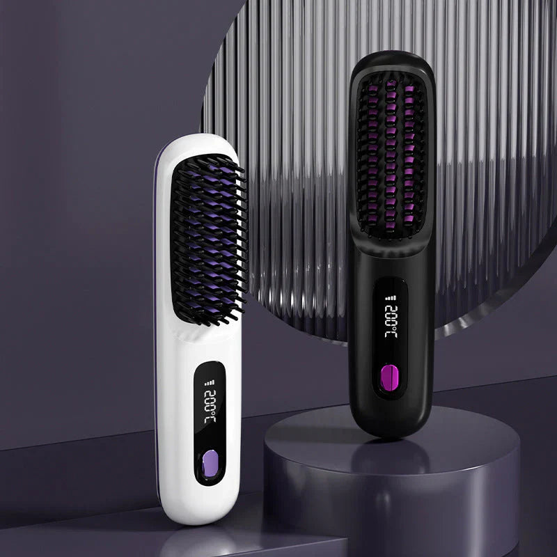 🔥Summer Hot Sale 40% Off🔥Wireless Ceramic Heating Hair Straightening Comb
