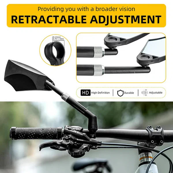 360 degree adjustable handlebar bike mirror (Buy 1 Get 1 Free) Main image
