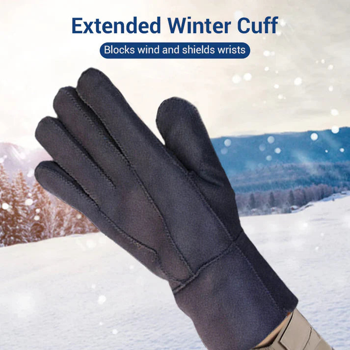 🎉50% OFF🎉Warm, soft and lined gloves with extended cuff Secondary image