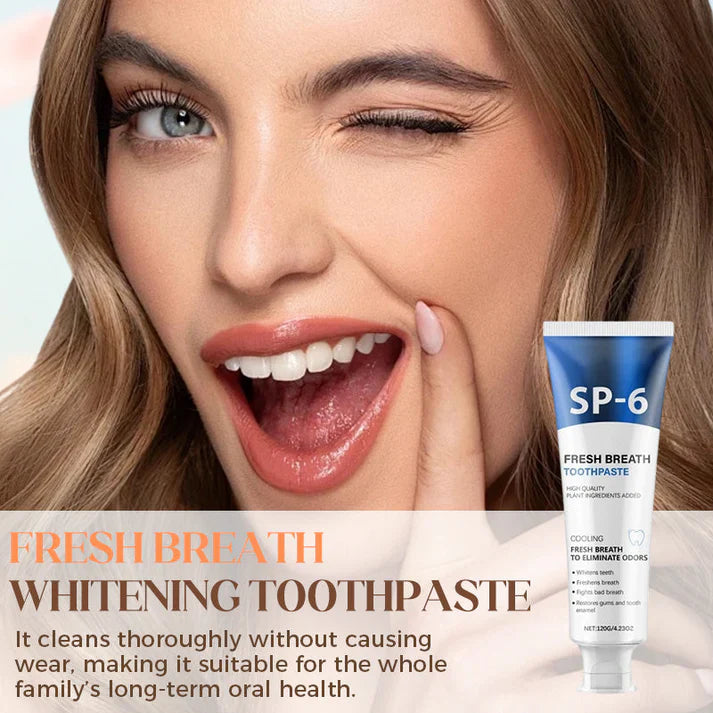 🔥Christmas Limited-Time Offer: 40% OFF!!!🔥120g Fresh Breath & Whitening Toothpaste Main image